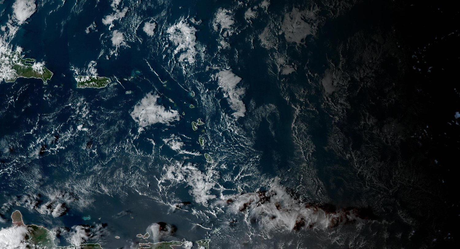 GOES-19 Caribbean GEOCOLOR