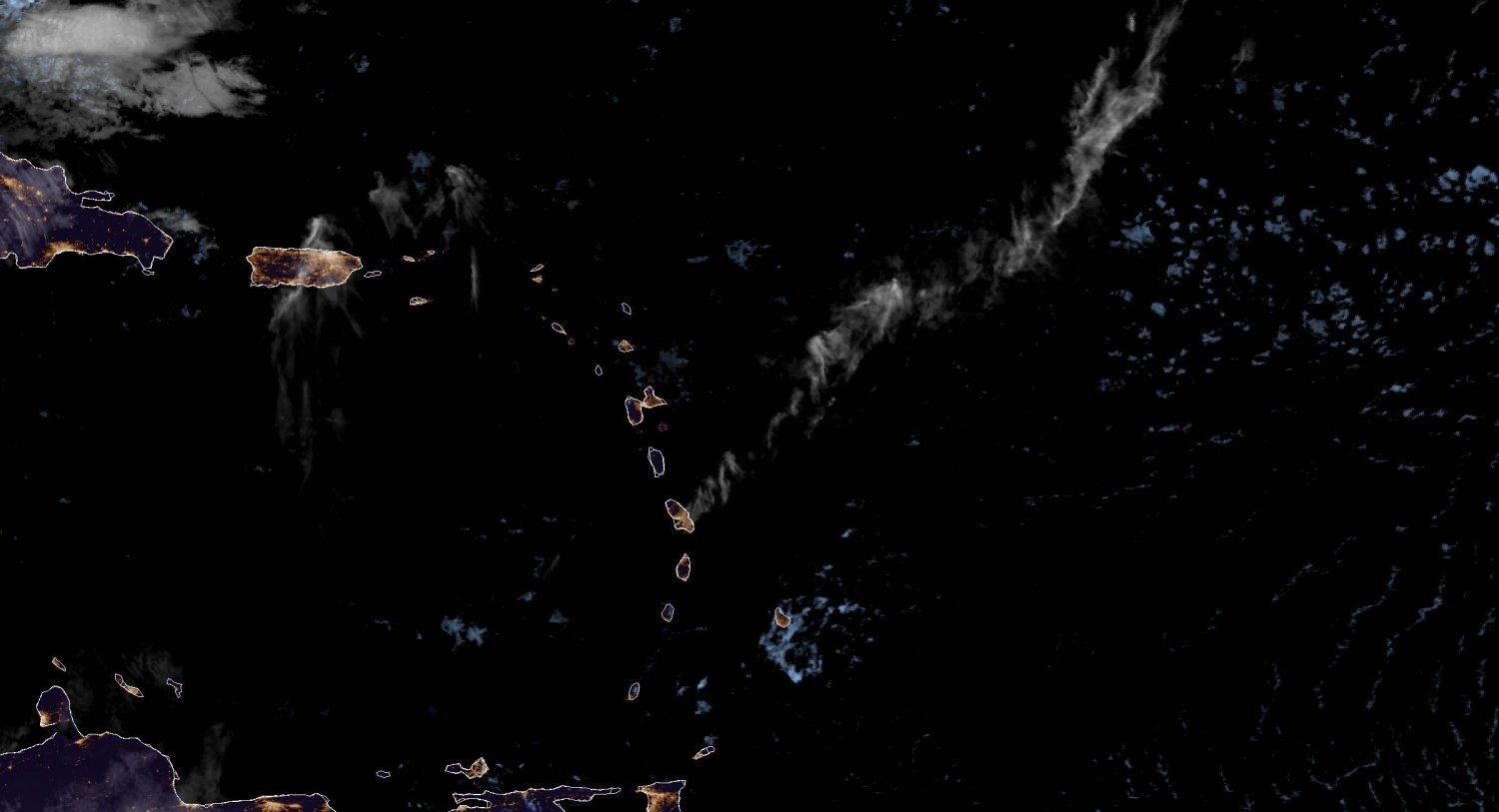 GOES-19 Caribbean GEOCOLOR