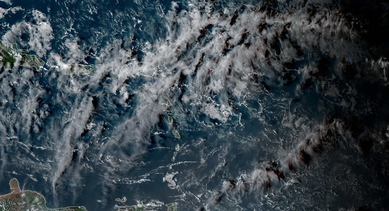GOES-19 Caribbean GEOCOLOR