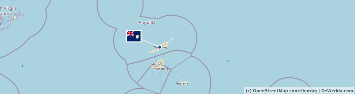 Rain radar around Anguilla right now